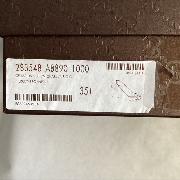 Authentic Gucci Cellarius Peep-Toe Wedge, Size 5.5 - Picture 11 of 12